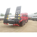 Foton 8x4 flatbed excavator transport truck